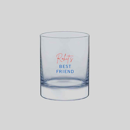 Customised Whiskey Glass with Name Alcohol Drinking Glasses - Best Friend