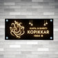 LED Name Plate Light Name Plates For Home-Acrylic Name Plate with 3D Raised Fonts