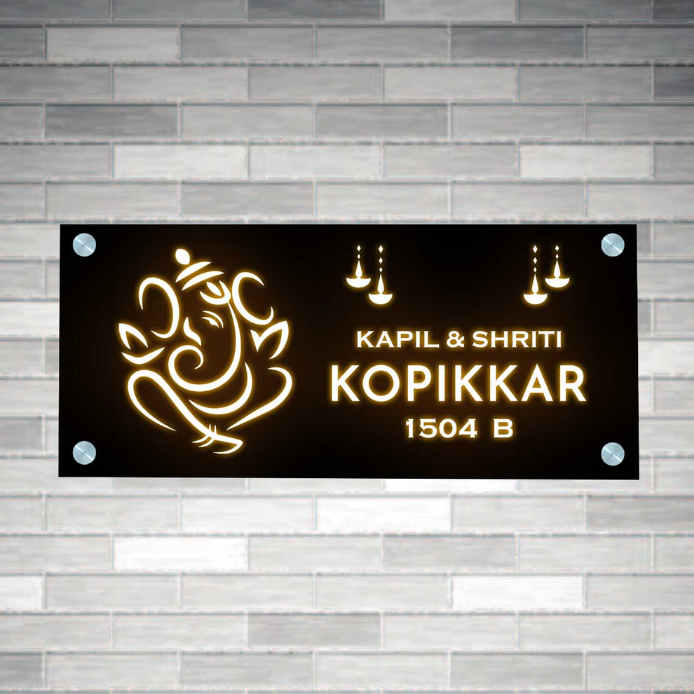 Led Name Plate Code LED Name Plate Light Name Plates for Home | Nutcas – Nutcase