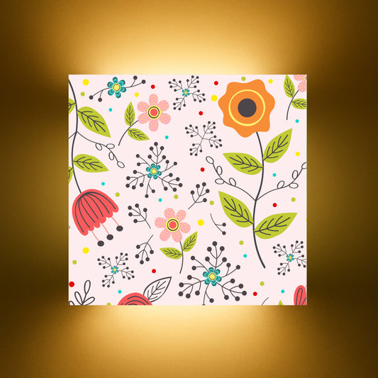 Wall Lamp Square Shaped Lights