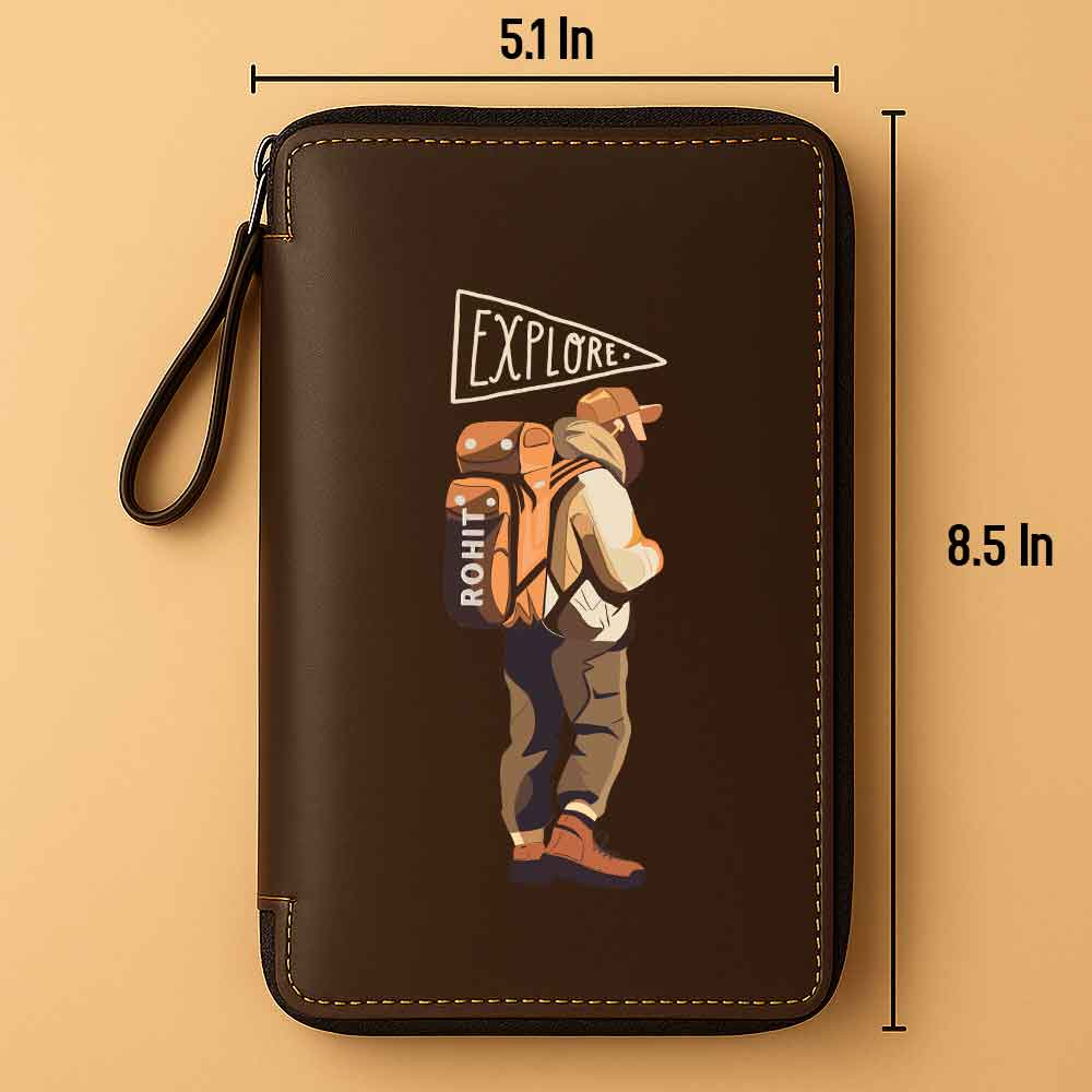 Personalized Passport Organizer & Luggage Tag Set – Travel in Style