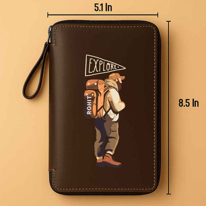 Personalized Passport Organizer & Luggage Tag Set – Travel in Style