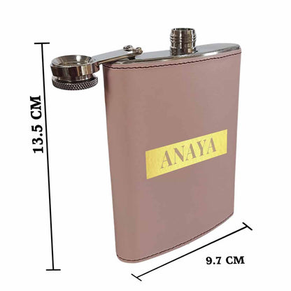 Customized Hip Flask With Name Leather Alcohol Flasks