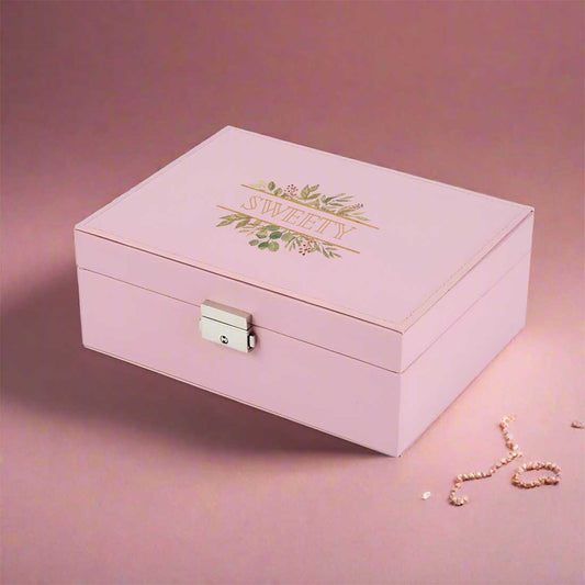 Travel-Friendly Jewelry Box Organizer with Spacious Compartments