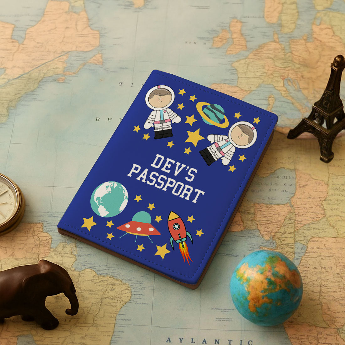 Customized Fancy Passport Holder - Space