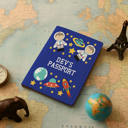 Customized Fancy Passport Holder - Space