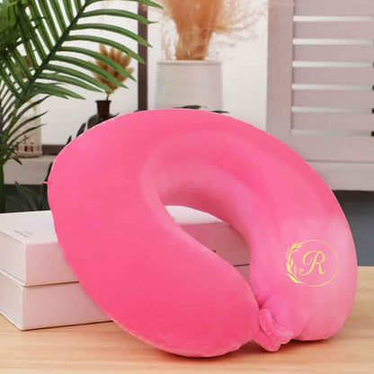 Travel Pillow for Flights with Initial Neck Rest Support Pillow with Memory Foam