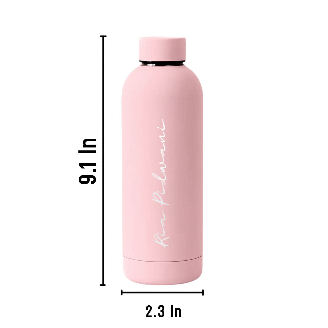 Customized Water Bottles with Names Stainless Steel Double Insulated Water Bottles for Travel Office Gym Home - BPA Free, Leakproof