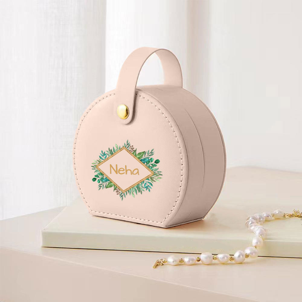 Customised Jewellery Box for Ladies Earring, Ring, Necklace - Mini Jewelry Box