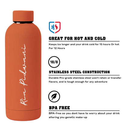 Customized Water Bottles with Names Stainless Steel Double Insulated Water Bottles for Travel Office Gym Home - BPA Free, Leakproof