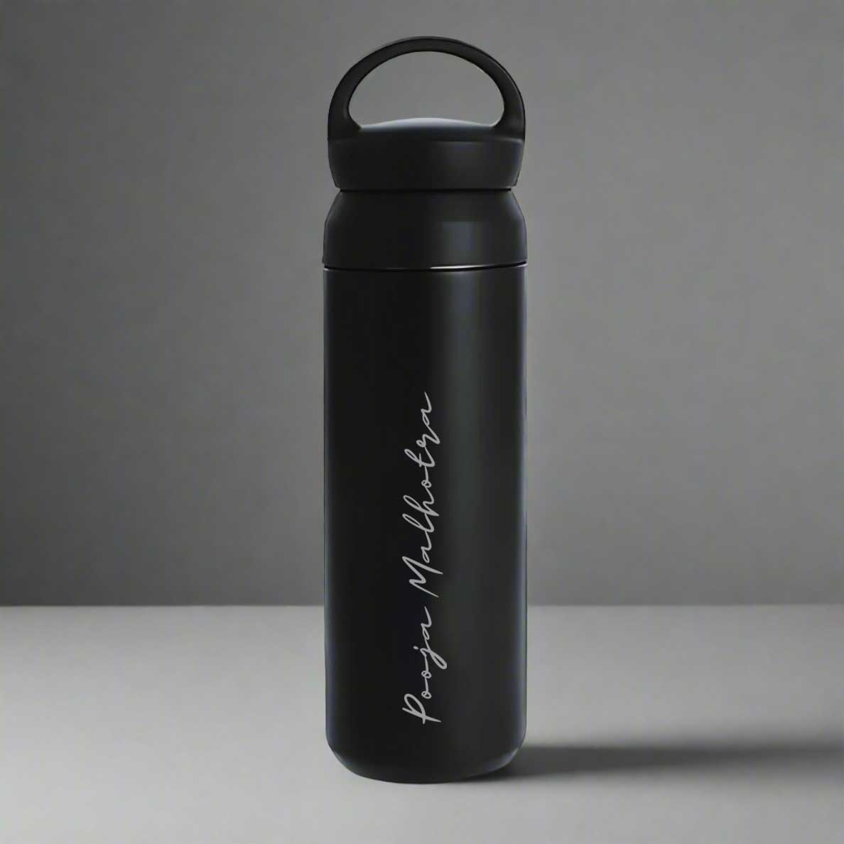 Personalized Thermos Water Bottle 500ml - Stainless Steel Bottle with Name