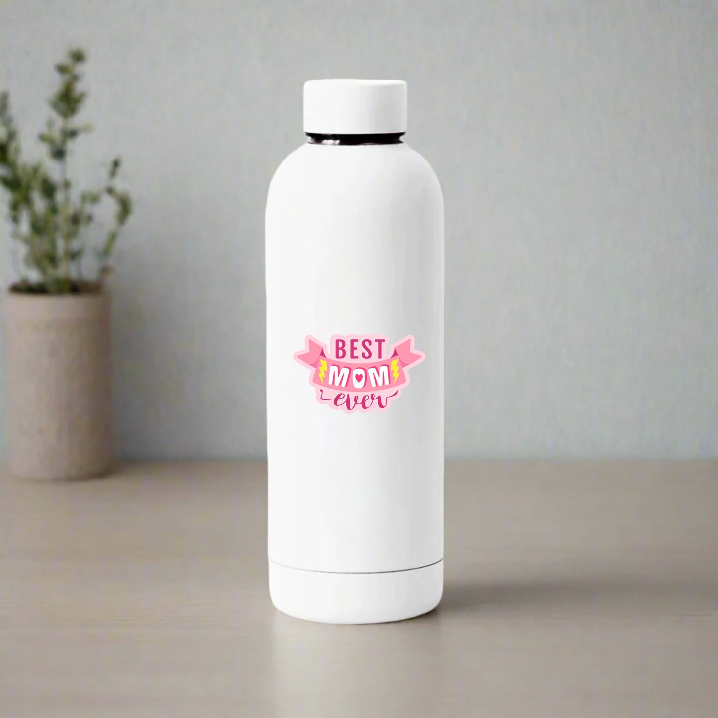 Perfect Mother’s Day Gift  500ml Stainelss Steel Water Bottle – Best Mom Ever