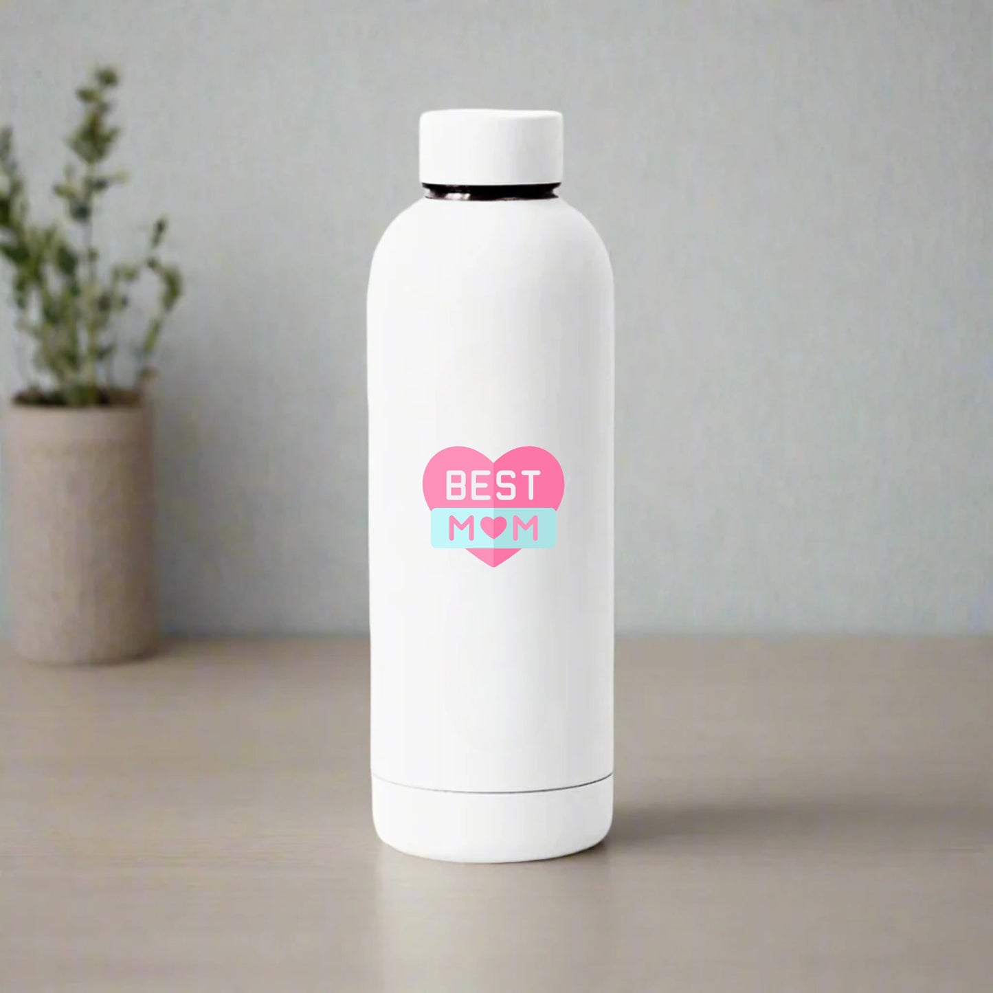 Perfect Mother’s Day Gift  500ml Stainelss Steel Water Bottle – Best Mom Ever