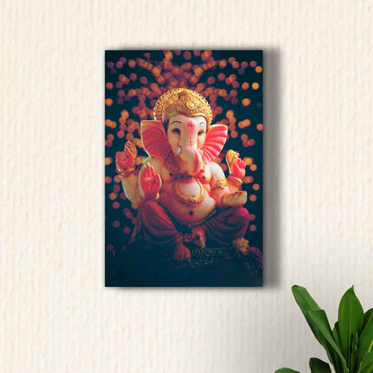 LED Ganesha Photo Frame with HD Print – Perfect for Pooja Room, Living Space, or Gifting