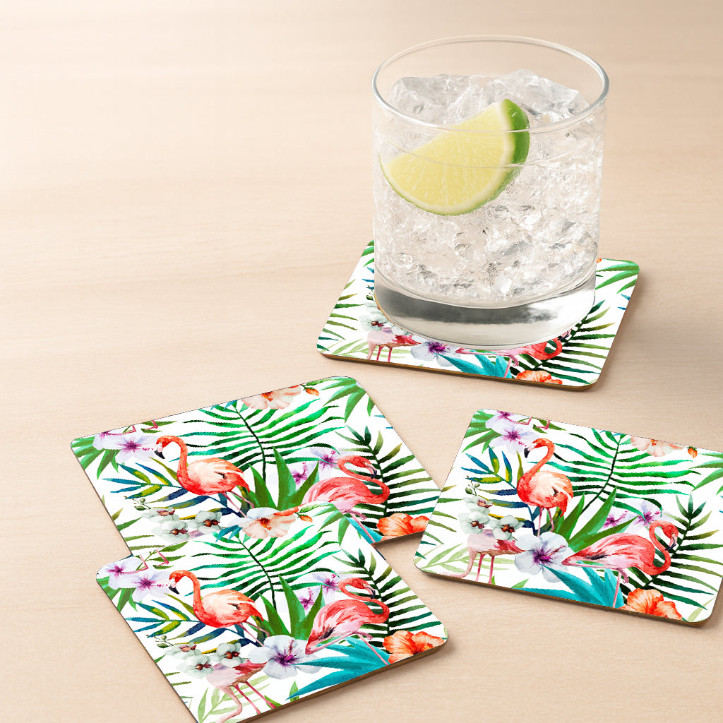 Natural Wood Round Tray with Matching Coasters & Diwali Diya Candle | Festive Gifting Set