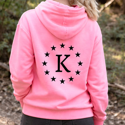 Personalized Pink Color Hoodie for Girls – Classic Sweatshirt for Everyday Wear