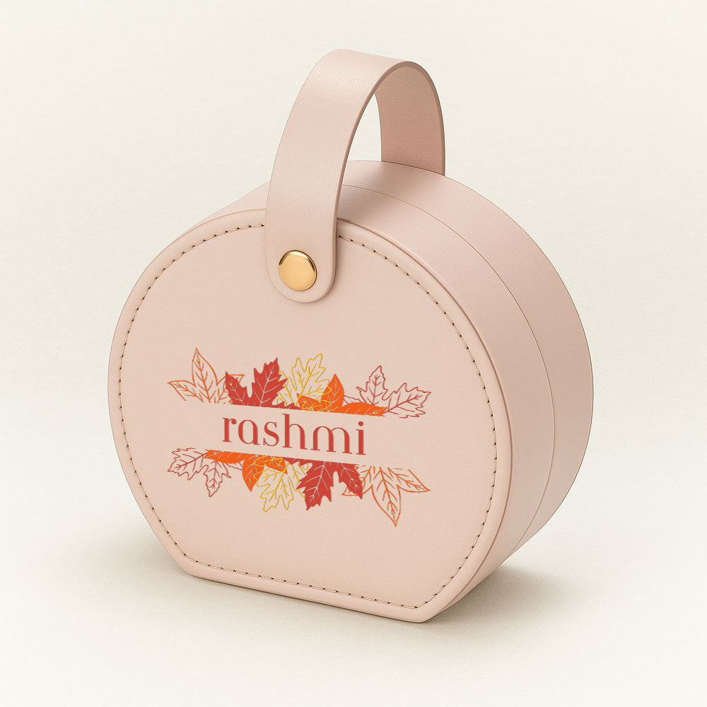 Personalized Jewelry Box for Women, Earring, Ring, Necklace - Cute Jewellery Organizer