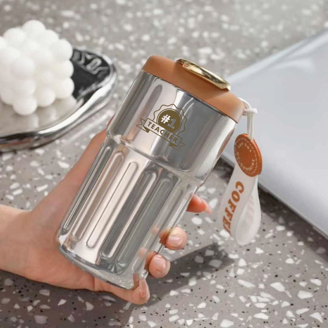 Coffee Flask with Temperature Display Thermos | Perfect Teachers Day Mug Gift