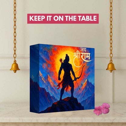 Shree Ram LED Night Lamp – Spiritual Home Temple Decor & Pooja Room Light