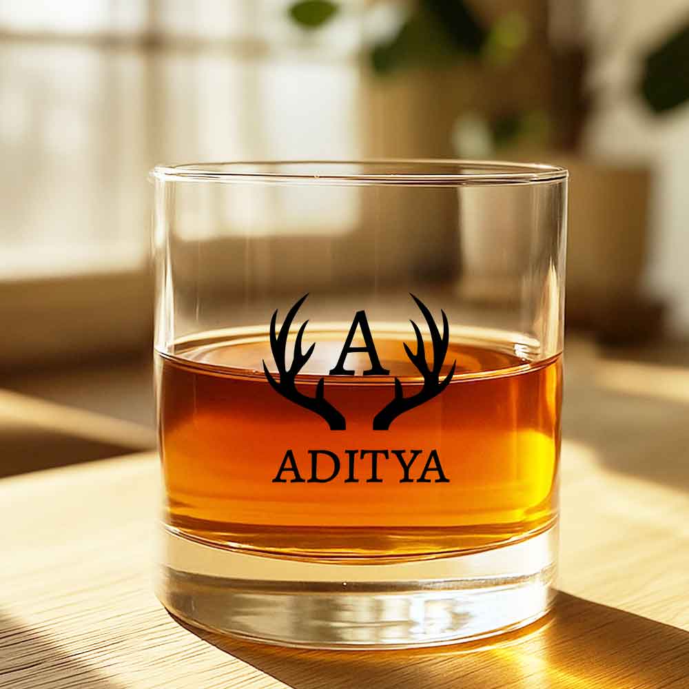 Customized Whiskey Alcohol Glass -Gift for Boyfriend Husband Father