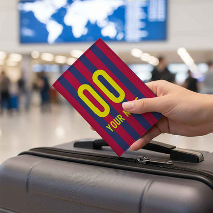 Personalized Passport Holder Passport Cover - Football Jersey Name & Number