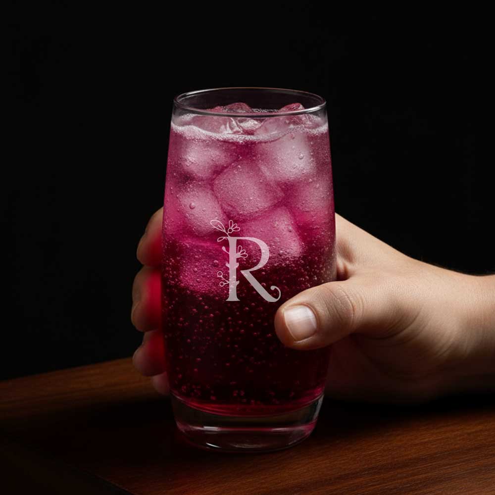 Personalized Tall Glasses for Cocktails – Engraved Premium Drinkware