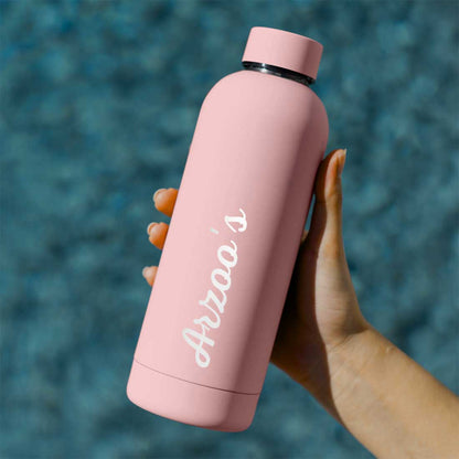 Custom Insulated Water Bottles Stainless Steel  Bottle for Travel Office Gym Home - BPA Free, Leakproof