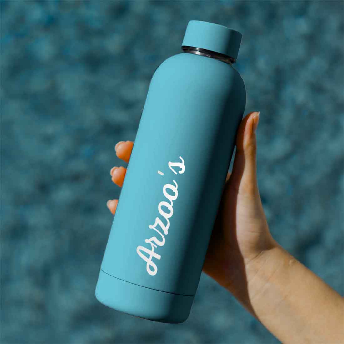 Custom Insulated Water Bottles Stainless Steel  Bottle for Travel Office Gym Home - BPA Free, Leakproof