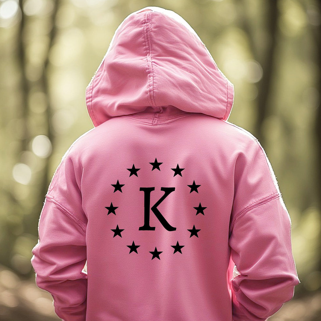 Personalized Pink Color Hoodie for Girls – Classic Sweatshirt for Everyday Wear
