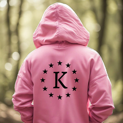 Personalized Pink Color Hoodie for Girls – Classic Sweatshirt for Everyday Wear
