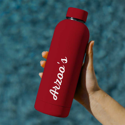 Custom Insulated Water Bottles Stainless Steel  Bottle for Travel Office Gym Home - BPA Free, Leakproof