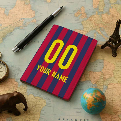 Personalized Passport Holder Passport Cover - Football Jersey Name & Number