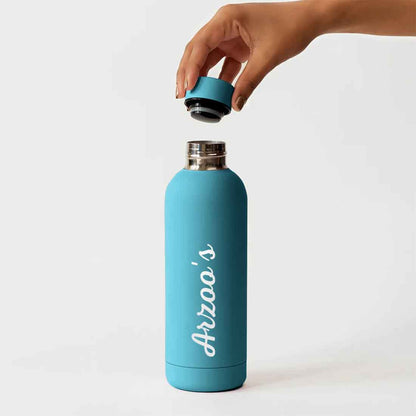 Custom Insulated Water Bottles Stainless Steel  Bottle for Travel Office Gym Home - BPA Free, Leakproof