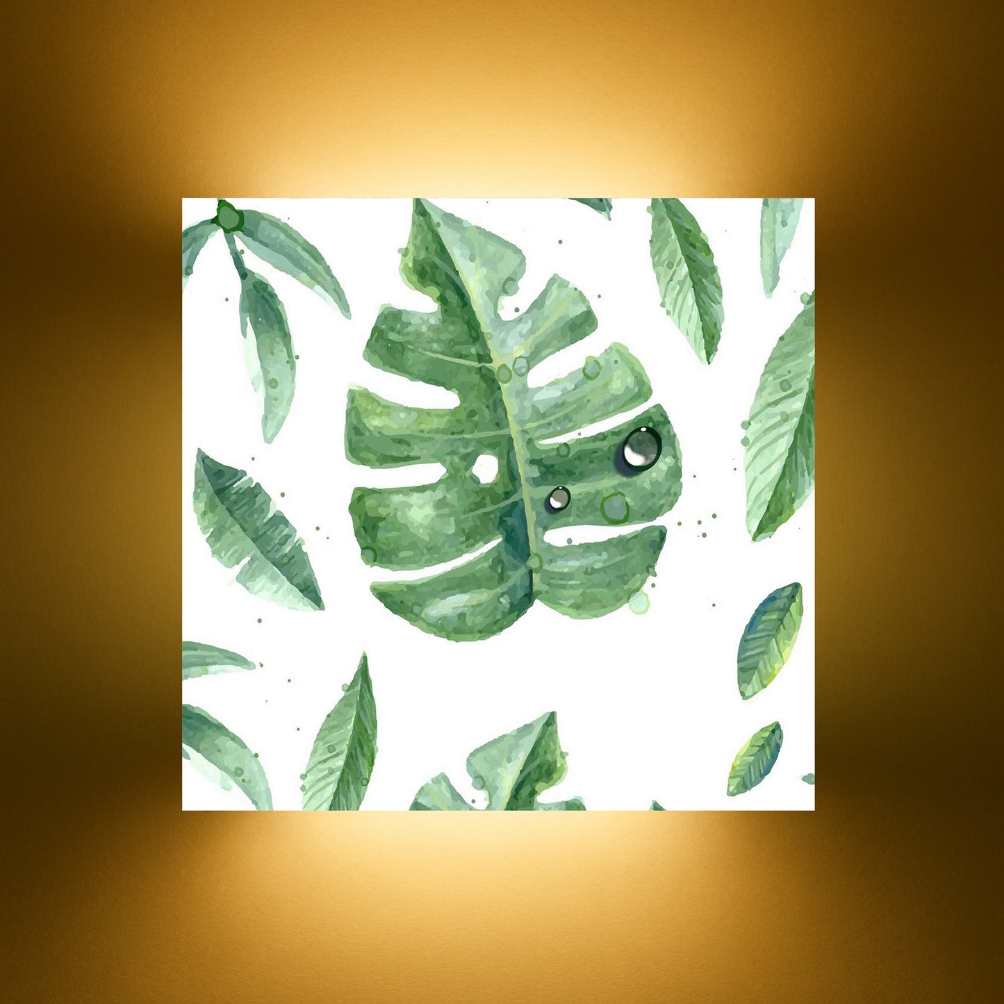 Tropical Wall Lamp Square Shaped Lights