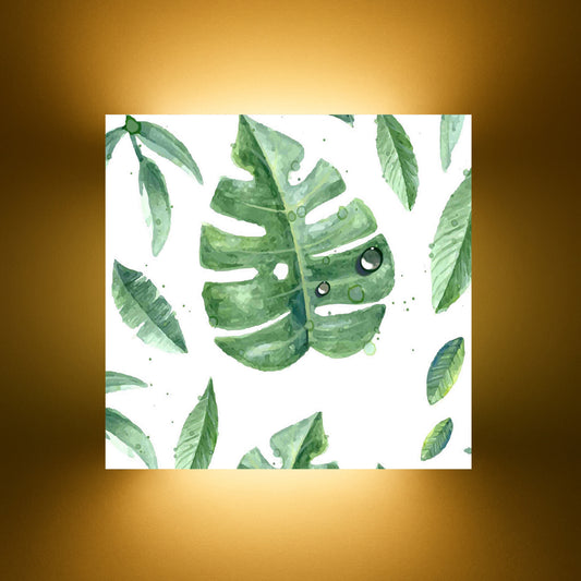 Tropical Wall Lamp Square Shaped Lights