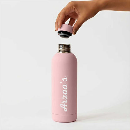 Custom Insulated Water Bottles Stainless Steel  Bottle for Travel Office Gym Home - BPA Free, Leakproof