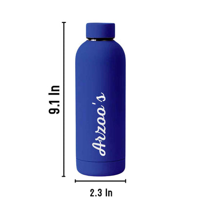 Custom Insulated Water Bottles Stainless Steel  Bottle for Travel Office Gym Home - BPA Free, Leakproof