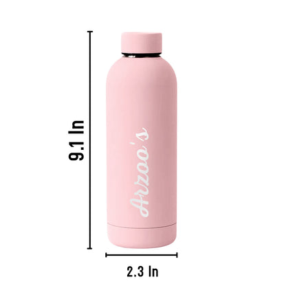 Custom Insulated Water Bottles Stainless Steel  Bottle for Travel Office Gym Home - BPA Free, Leakproof