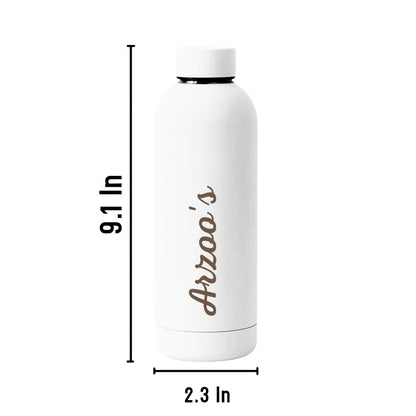 Custom Insulated Water Bottles Stainless Steel  Bottle for Travel Office Gym Home - BPA Free, Leakproof