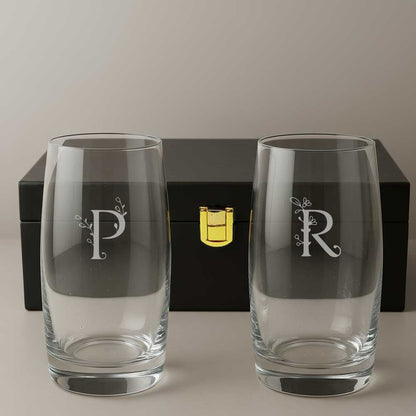 Personalized Tall Glasses for Cocktails – Engraved Premium Drinkware