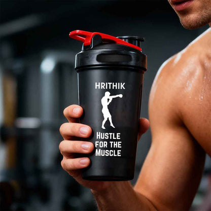 Personalised Protein Gym Shaker for Workout Custom Shake Mixer with Whisk Ball