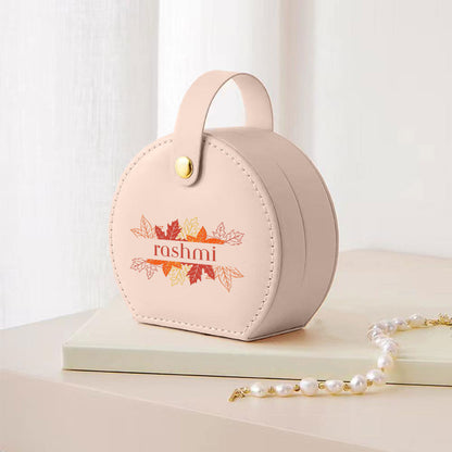 Personalized Jewelry Box for Women, Earring, Ring, Necklace - Cute Jewellery Organizer