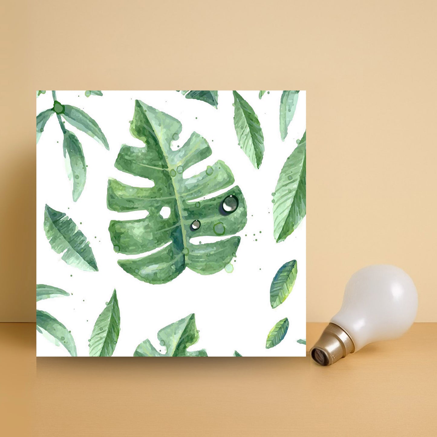 Tropical Wall Lamp Square Shaped Lights