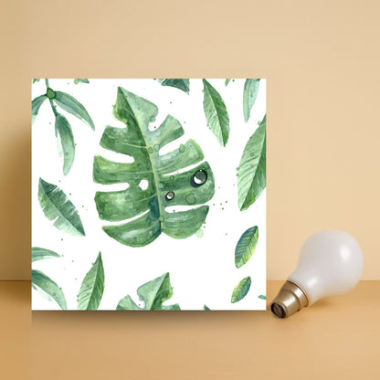 Tropical Wall Lamp Square Shaped Lights