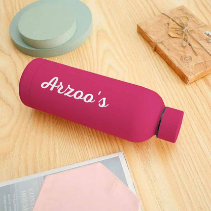 Custom Insulated Water Bottles Stainless Steel  Bottle for Travel Office Gym Home - BPA Free, Leakproof