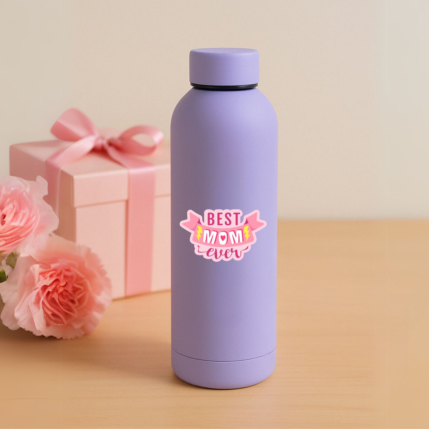 Perfect Mother’s Day Gift  500ml Stainelss Steel Water Bottle – Best Mom Ever
