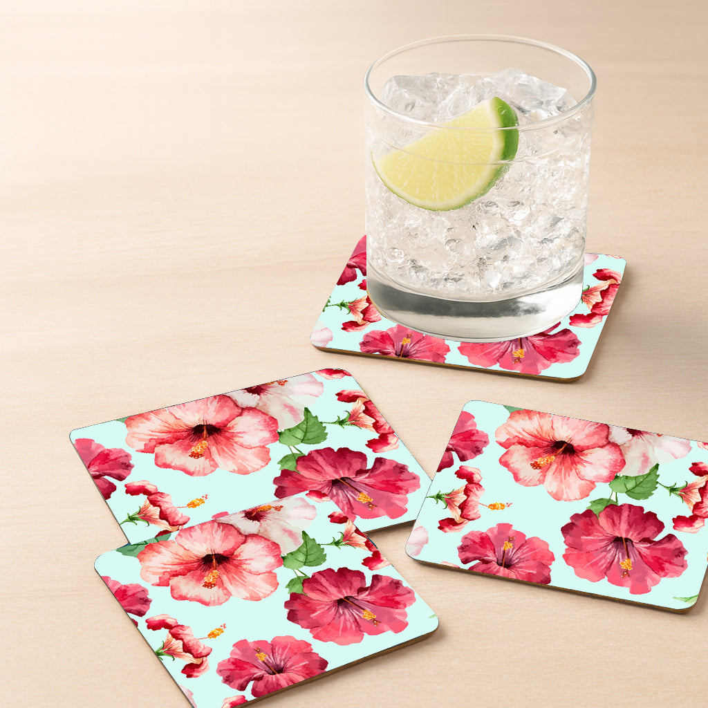 Natural Wood Round Tray with Matching Coasters & Diwali Diya Candle | Festive Gifting Set