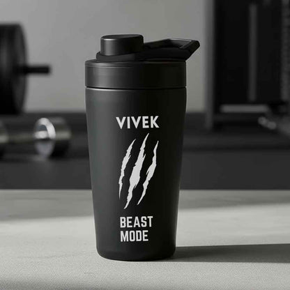 Custom Shaker Bottle for Protein Mixer Sippers Gym Workouts with Whisk Ball