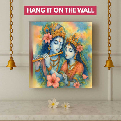 Radha Krishna Lamp – Beautiful Vibrant Spiritual Décor Light