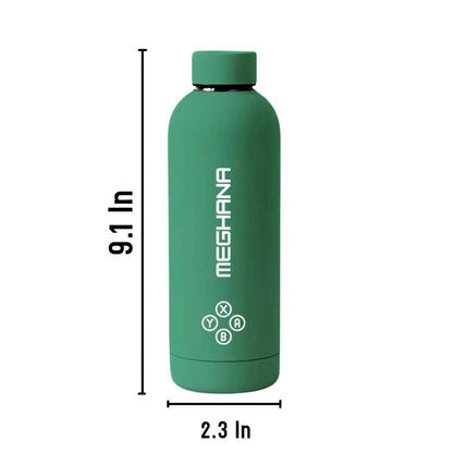 Customized Insulated Water Bottle 500ML Stainless Steel for Travel Office Gym Home - BPA Free, Leakproof